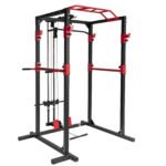 Power Rack Profesional con Poleas para Entrenamiento Completo Fuerza