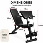 Banco De Musculación Plegable 2 En 1 Scott 250 Kg - Imagen 6