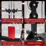 Power Rack Profesional con Poleas para Entrenamiento Completo Fuerza - Imagen 6