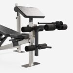 Banco Musculación Soportes Barra + Estación Curl Bíceps/Piernas - Imagen 7